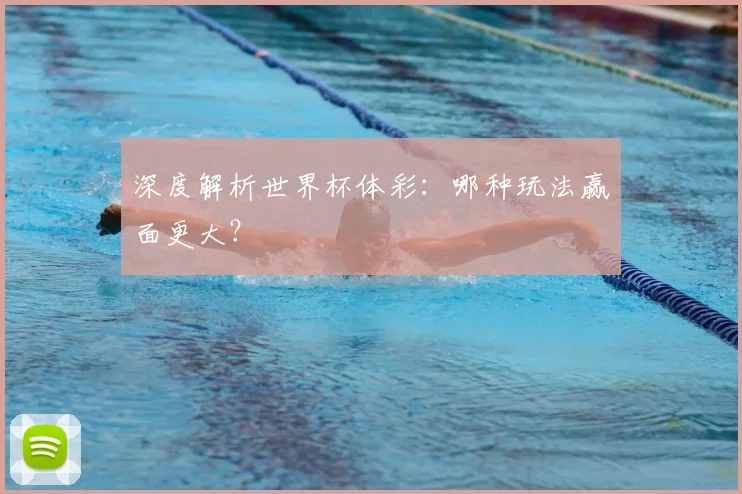 深度解析世界杯体彩:哪种玩法赢面更大?